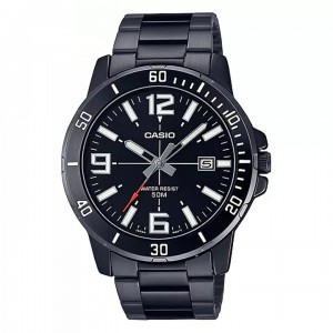 Casio MTP-VD01B-1BVUDF Full Black Steel
