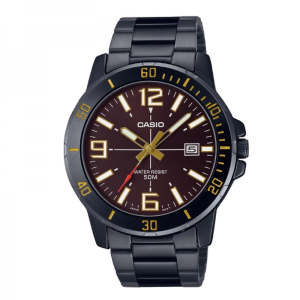 Casio MTP-VD01B-5BVUDF Full Black Steel