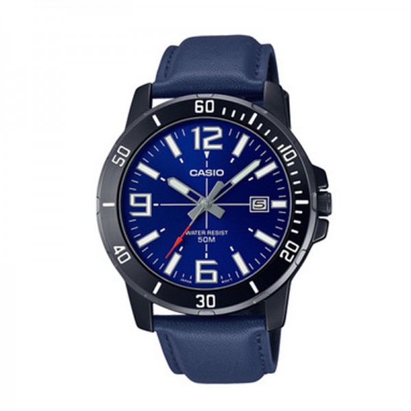 Casio MTP-VD01BL-2BVUDF Blue Leather