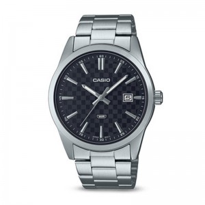 Casio MTP-VD03D-1AUDF Silver Black Steel