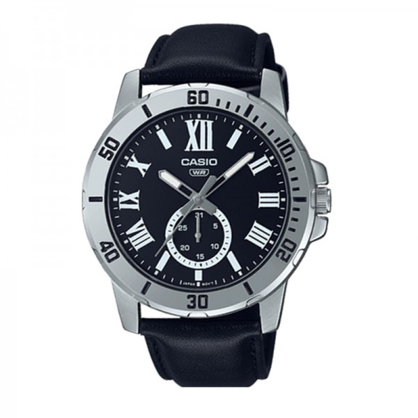 Casio MTP-VD200L-1BUDF Silver Black