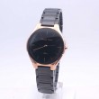 Alexandre Christie AC 8610 Rosegold Black Lady LHBBRBA