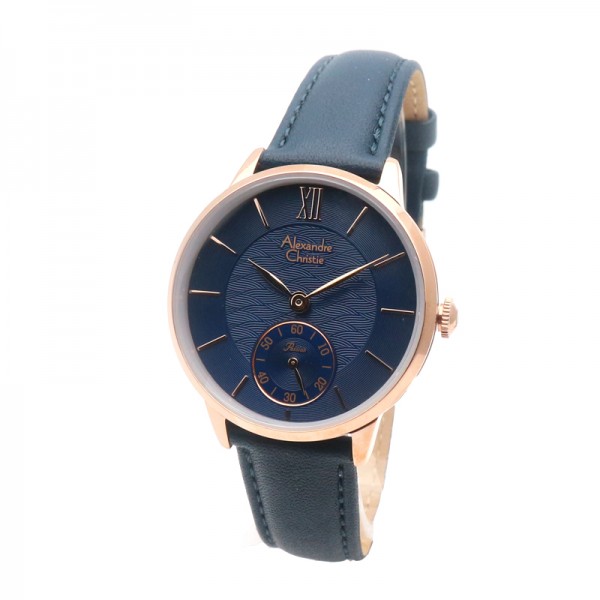 Alexandre Christie AC 2682 Rosegold Blue LSLRGBU