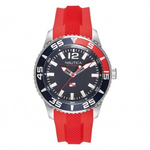 Nautica NAPPBP903 Silver Red