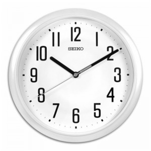 Jam Dinding Seiko QHA005W White Ring