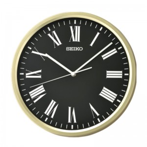 Jam Dinding Seiko QHA009G Gold
