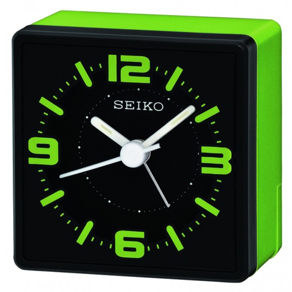 Jam Meja Weker Seiko QHE091M Green