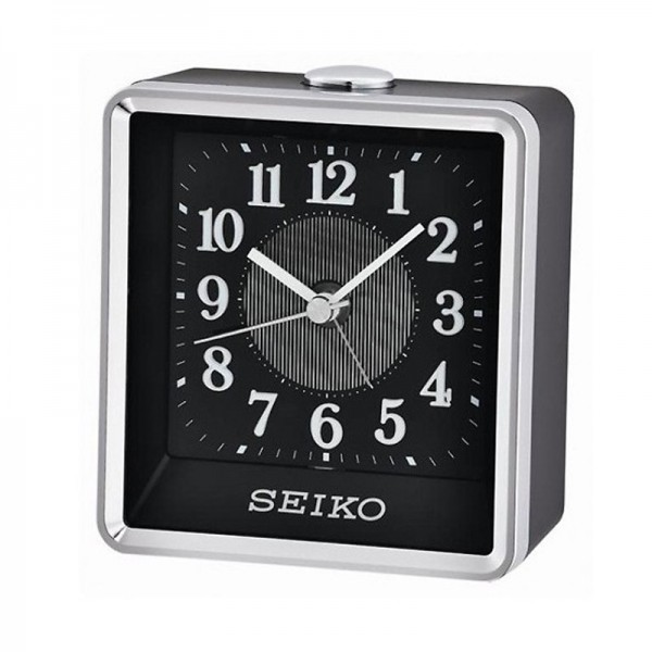 Jam Meja Weker Seiko QHE142K Silver