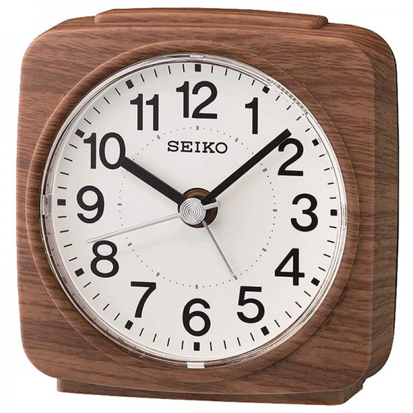 Jam Meja Weker Seiko QHE167B Brown