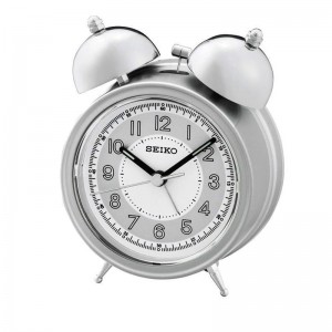 Jam Meja Weker Seiko QHK035S Silver