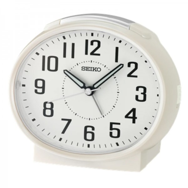 Jam Meja Weker Seiko QHK059W White