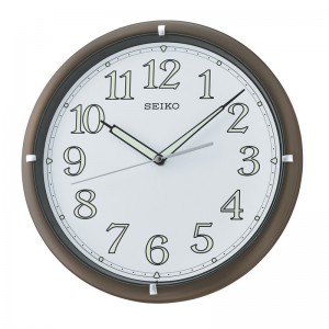 Jam Dinding Seiko QXA734B Lumibrite Quiet Sweep Silent Glow in The Dark