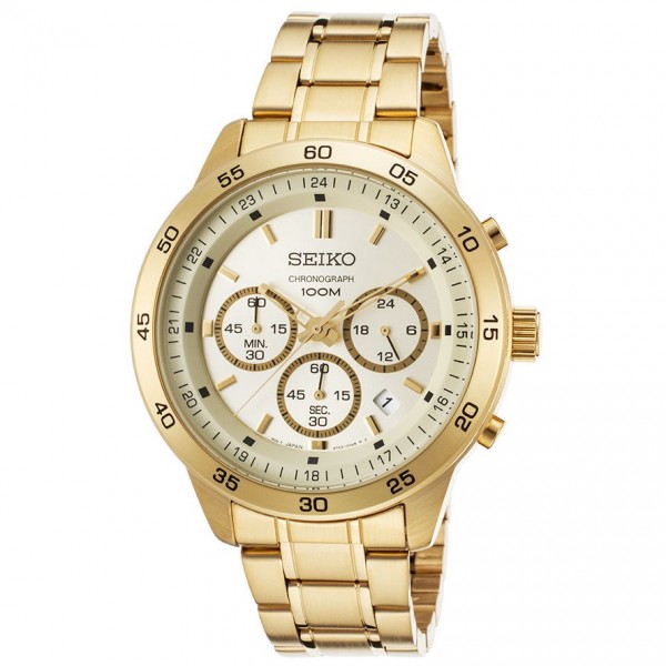 Seiko SKS526P1 Chronograph Full Gold