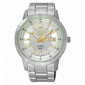 Seiko SNKN53K1 Silver Day Date