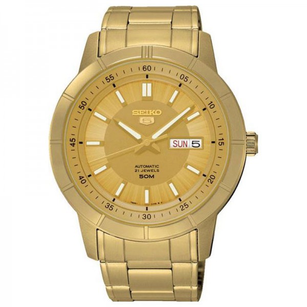 Seiko SNKN62K1 Full Gold Day Date 