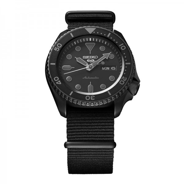 Seiko SRPD79K1 5 Sport Automatic Black Gosong Nylon Strap