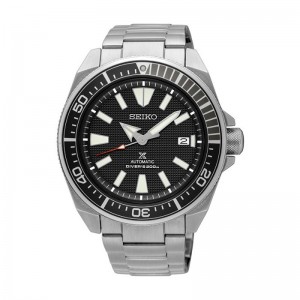 Seiko SRPF03K1 Silver Black Samurai Automatic