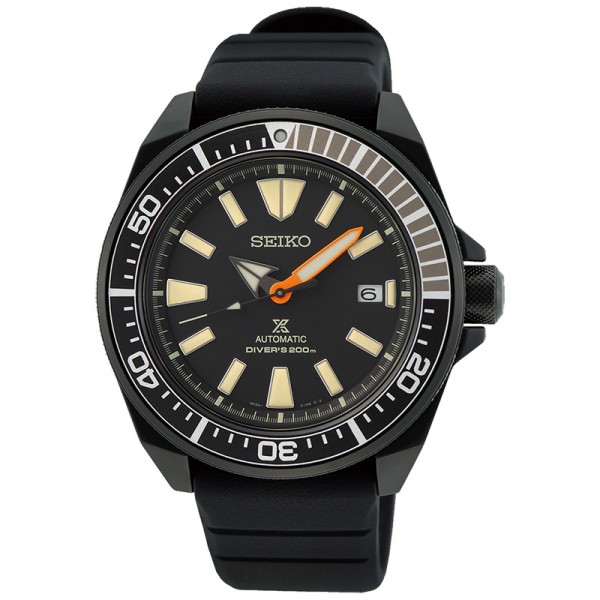 Seiko Prospex SRPH11K1 SRPH11 Black Samurai Automatic Divers 200 Black Rubber Strap LIMITED EDITION