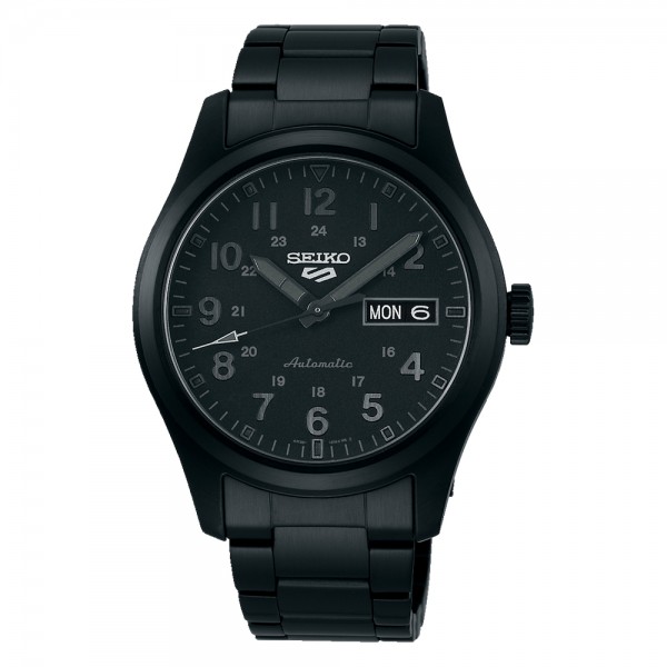 Seiko SRPJ09K1 SRPJ09 Full Black Automatic Steel