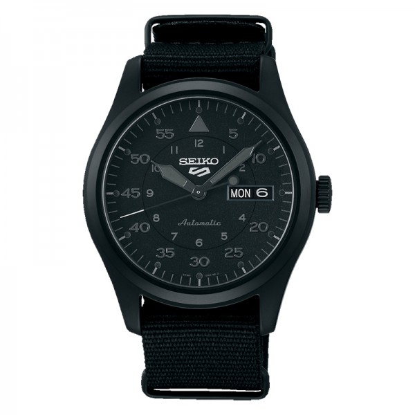 Seiko SRPJ11K1 SRPJ11 Full Black Automatic Canvas