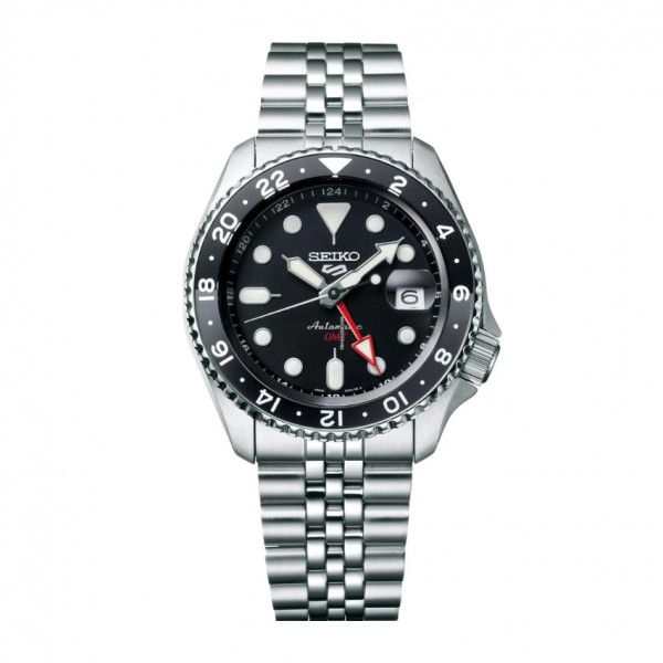 Seiko SSK001K1 GMT Black Automatic Stainless Steel Black Dial SSK001