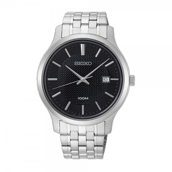 Seiko SUR293P1 SUR293 Silver Black Man