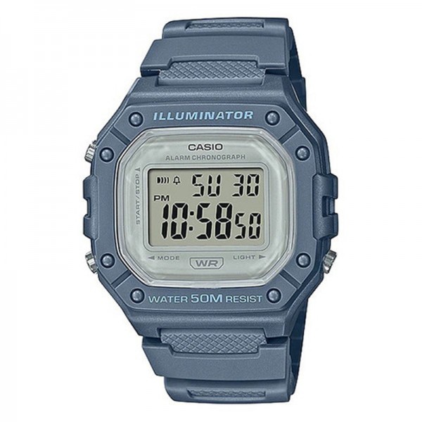 CASIO W-218HC-2AVDF Light Blue 