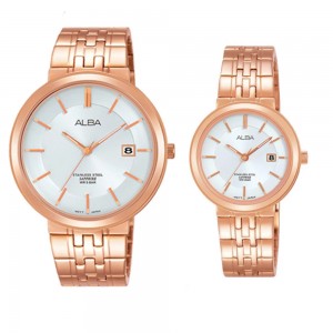 Alba AS9D70X1&AH7N40X1 Couple Rosegold White