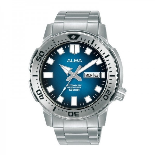 ALBA AL4633X1 AL4633 Silver Blue Dial Automatic ALBA AL4633X1 AL4633 Silver Blue Dial Automatic