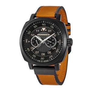 Hummer HM1003-1734 Black Steel Brown Leather